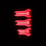 AlphaRex 21-22 Ford F-150 LUXX LED Tailights Black/Red - 653030