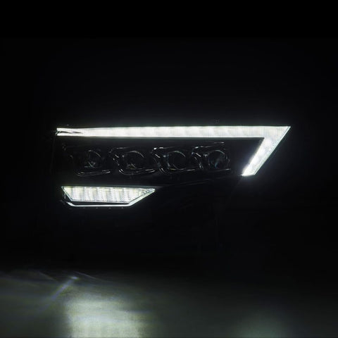 AlphaRex 14-22 Toyota 4Runner (2021 Req. Conv) NOVA LED Proj HL Blk w/Actv Light & Seq. Sig + SB DRL - 880808
