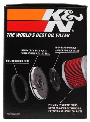 K&N Harley-Davidson 3in OD x 4.063in H Oil Filter - KN-170