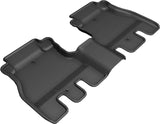 3D MAXpider 2018-2020 Jeep Wrangler JL Unlimited Kagu 2nd Row Floormats - Black - L1JP01921509