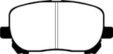 EBC 02-08 Pontiac Vibe 1.8 Redstuff Front Brake Pads - DP31637C