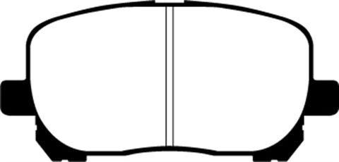EBC 02-08 Pontiac Vibe 1.8 Redstuff Front Brake Pads - DP31637C