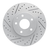 R1 13-19 Mazda 6 Front Left Drilled & Slotted Geo-Carbon Rotor - 830-80080L