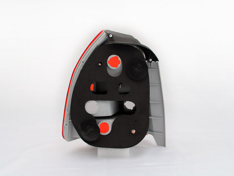 ANZO 1996-2000 Honda Civic Taillights Red/Smoke - 221193