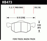 Hawk HPS Street Brake Pads - HB473F.752
