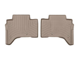 WeatherTech 2013+ Land Rover Range Rover Rear FloorLiner - Tan(Stand Wheelbase Models w/2nd Row Con) - 454802