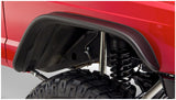 Bushwacker 84-01 Jeep Cherokee Flat Style Flares 4pc - Black - 10922-07