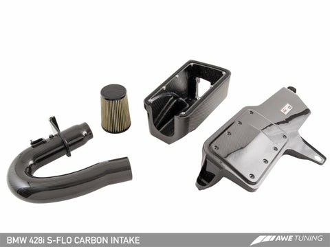 AWE Tuning BMW 228i/320i/328i/428i S-FLO Carbon Intake - 2660-13034