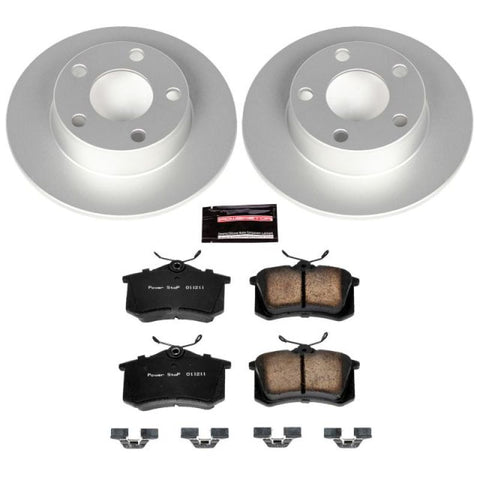 Power Stop 99-04 Audi A6 Quattro Rear Z23 Evolution Sport Coated Brake Kit - CRK4845