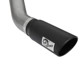 aFe MACHForce XP Exhaust Large Bore 5in DPF-Back Alu. 13-15 Dodge Trucks L6-6.7L (td) *Black Tip - 49-02051-1B
