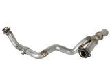aFe POWER Twisted Steel Y-Pipe 2-1/4in 409 SS Exhaust System 2018 Jeep Wrangler (JL) V6-3.6L - 48-48026