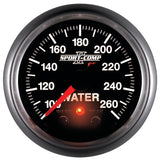 Autometer Sport-Comp II 52.4mm 100-260 Deg F Water Temp Peak & Warn w/ Electronic Control Gauge - 3654