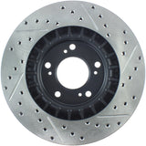 StopTech 00-09 S2000 Slotted & Drilled Right Front Rotor - 127.40048R