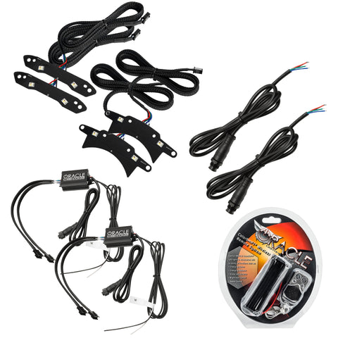 Oracle 15-21 Dodge Challenger RGB+W Headlight DRL Upgrade Kit - ColorSHIFT - 1329-330