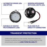 Form Lighting 2010 Raptor LED Puddle Lights (Pair) - FL0074