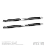 Westin 2019 Chevrolet Silverado/Sierra 1500 Crew Cab Non LD PRO TRAXX 5 Oval Nerf Step Bars - SS - 21-54130