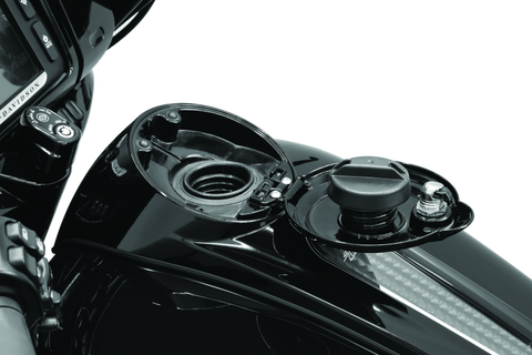 Kuryakyn Easy Fill Fuel Door Black - 6999