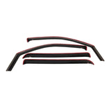 Westin 1999-2016 Ford Super Duty Crew Cab In-Channel Wind Deflector 4pc - Smoke - 72-37479