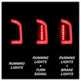 Spyder 03-06 Dodge Ram 2500/3500 V3 Light Bar LED Tail Light - Black (ALT-YD-DRAM02V3-LBLED-BK) - 5084118