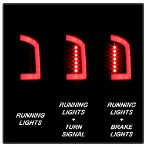 Spyder 03-06 Dodge Ram 2500/3500 V3 Light Bar LED Tail Light - Black (ALT-YD-DRAM02V3-LBLED-BK) - 5084118