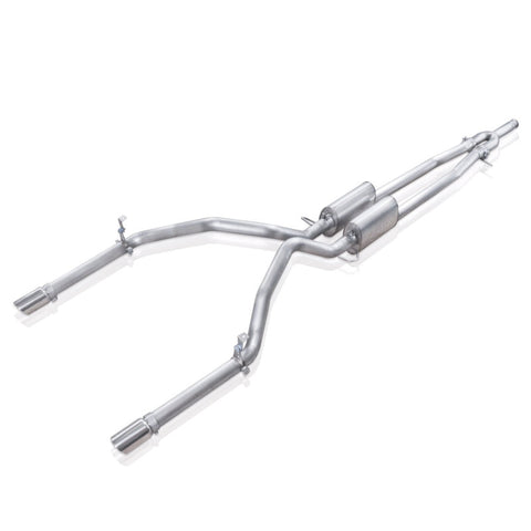 Stainless Works Chevy Silverado/GMC Sierra 2007-16 5.3L/6.2L Exhaust Y-Pipe Under Bumper Exit - CT14CBUBY