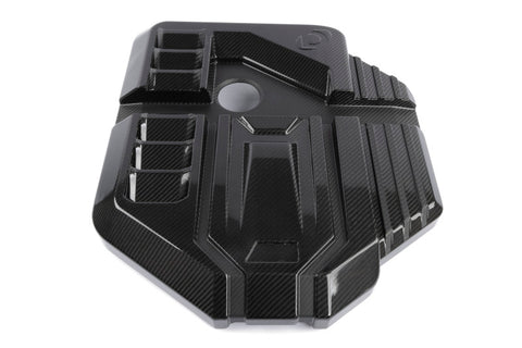 Dinan 21-27 BMW M2/M3/M4 (G80/G82/G87) Gloss Carbon Fiber Engine Cover w/Matte Accents - D590-0005