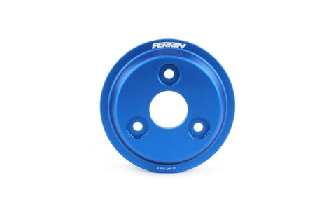 PERRIN 22-26 Subaru WRX / 21-25 Crosstrek / 20-25 LGT/OBXT/FXT Lightweight Water Pump Pulley - Blue - PSP-ENG-112BL
