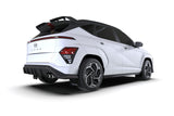 Rally Armor 2024 Hyundai Kona N Line Black UR Mud Flap - White Logo - MF103-UR-BLK-WH