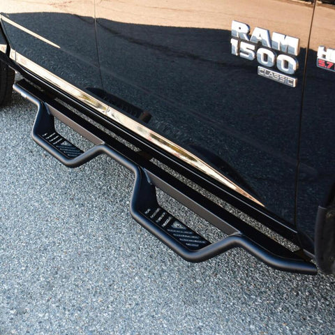Westin 19-23 RAM 1500 Classic Crew Cab Outlaw Drop Nerf Step Bars - Textured Black - 20-13565