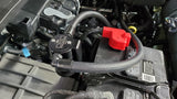 J&L 23-26 Ford F-250/F-350 6.8L;7.3L Oil Separator 3.0 Passenger Side - Black Anodized - 3094P-B