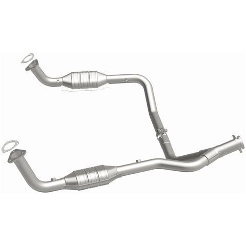 MagnaFlow DF Cat. Conv 95-99 Range Rover 4.0/4.6L GEMS Y-Pipe Assembly *NOT FOR SALE IN CALIFORNIA* - 93694