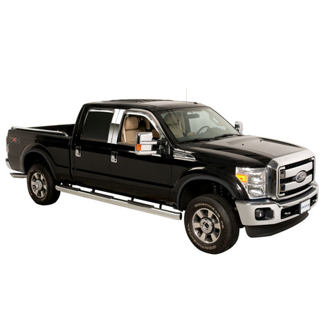 Putco 11-16 Ford SuperDuty (Does not Fit Dually) Black Platinum Fender Trim - 97230BP