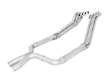 Stainless Works 2005-10 Mustang GT 1-3/4in Headers 3in High-Flow Cats X-Pipe Factory Connection - M05H175X