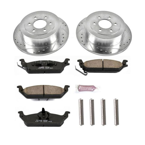 Power Stop 03-04 Dodge Dakota Rear Z23 Evolution Sport Brake Kit - K2192