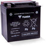 Yuasa YIX30L-BS-PW High Performance Maintenance Free AGM 12-Volt Battery w/Bottle - YUAM6230XPW