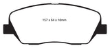 EBC 08-11 Kia Borrego 3.8 Redstuff Front Brake Pads - DP31844C