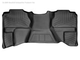 WeatherTech 07-13 Chevrolet Silverado Extended Cab Rear FloorLiner - Black - 440669