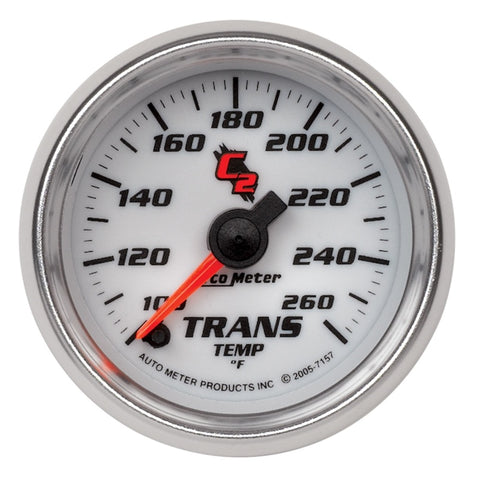 Autometer C2 52mm 100 - 260 Deg. F Electronic Trans Temp Gauge - 7157