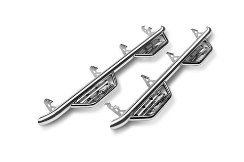 N-Fab Podium SS 14-17 Chevy-GMC 1500 Double Cab - Polished Stainless - 3in - HPC1473QC-SS