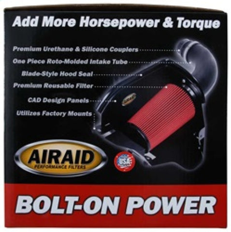Airaid 09-13 GM Truck/SUV (w/ Elec Fan/excl 11 6.0L) CAD Intake System w/ Tube (Oiled / Red Media) - 200-233