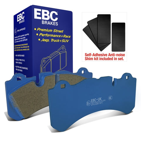 EBC 2019+ Volvo S60 Polestar 2.0T & Electric Bluestuff Front Brake Pads - DP5071NDX