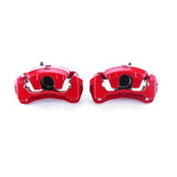 Power Stop 06-12 Mitsubishi Eclipse Front Red Calipers w/Brackets - Pair - S2614C