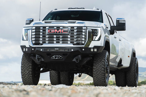 DV8 Offroad 24-26 GMC Sierra 2500/3500 Spec Series Front Bumper w/ Winch - FBGC2-02