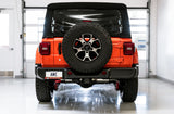 AWE Tuning 2018+ Jeep Wrangler JL/JLU Tread Edition Axle-Back Dual Exhaust - Diamond Black Tips - 3015-33001