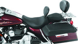 Mustang 03-08 Kawasaki Vulcan 1600 Classic, 05-08 Nomad Tour 2PC Seat w/Driver Backrest - Black - 79351