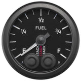 Autometer Stack 52mm 0-280 Ohm Programmable Pro-Control Fuel Level Gauge - Black - ST3515
