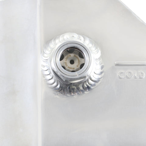 Mishimoto 2015 Ford Mustang EcoBoost / 3.7L / 5.0L Aluminum Coolant Expansion Tank-Polished - MMRT-MUS-15E