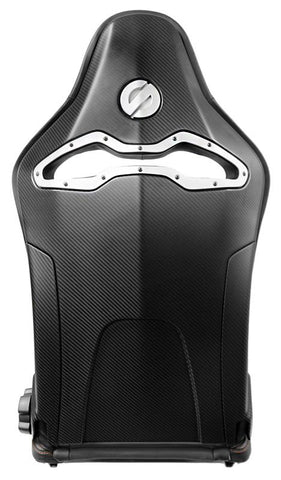 Sparco Seat SPX Special Edition Black/Red w/ Gloss Carbon Shell - Left - 00974ZGLNRRSSX