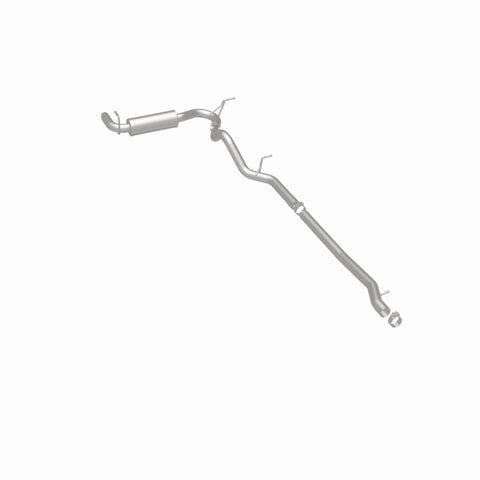MagnaFlow 12-14 Jeep Wrangler 4dr Single Straight Rear P/S Exit Stainless C/B Performance Exhaust - 15117