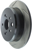 StopTech Power Slot 06-10 Lexus IS250 Rear Right Slotted Rotor - 126.44142SR